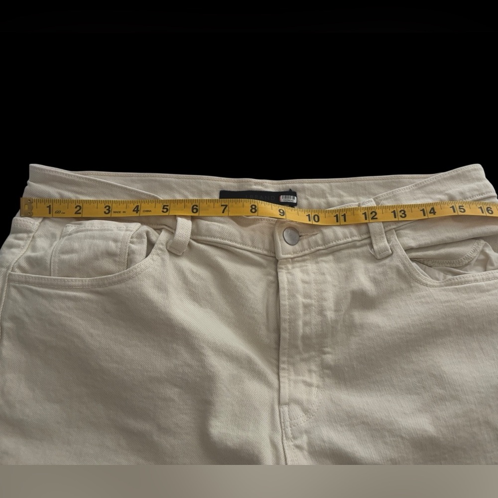J BRAND - Cream Ruby High Rise Crop Jeans - Size 32 - Picture 6 of 13